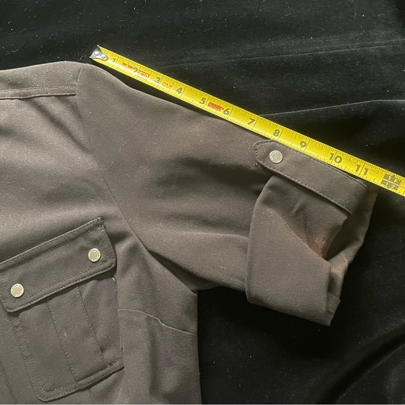 Michael Kors Women’s Black Dress -Casual Short Sleeves w/ Silver Details -Size M - Picture 10 of 15